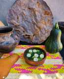 Sopa con flor de calabaza (Sopa yua tibasha yi yiqui yutia)