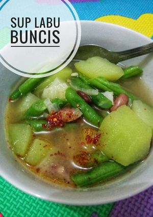 Foto resep Sup labu buncis
