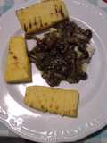 Polenta finferle e gorgonzola dolce