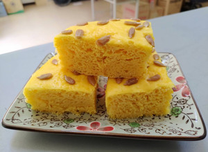 鬆軟細緻的地瓜發糕 的食譜成品照片