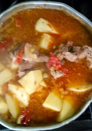 Una foto de Estofado de papas.🍲