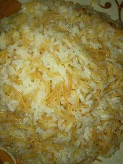 صورة لوصفة أرز بالشعيرية