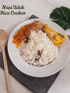 Foto resep Nasi Uduk Rice Cooker