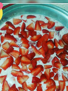 Una foto de Fresas con crema