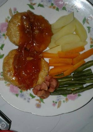 Foto resep Steak tempe sause tiram mell comel