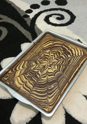 عکسی از دستور کیک زبرا