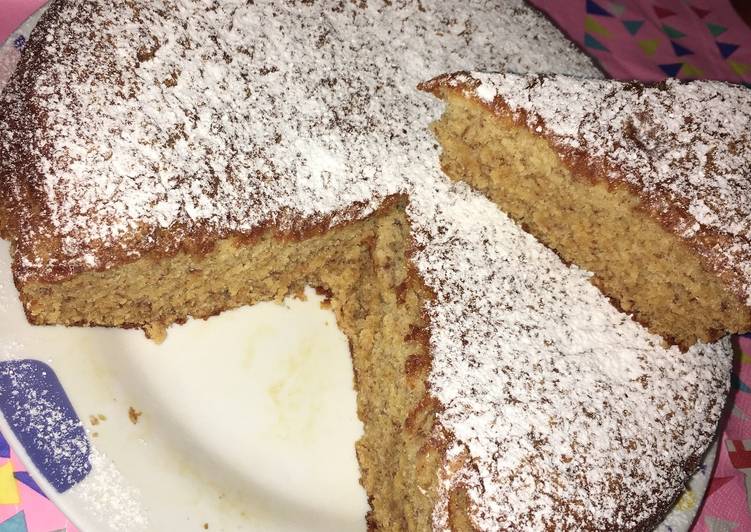 receta de queque de platano con leche condensada