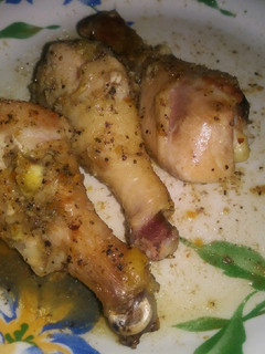 A picture of Baked Garlic Chicken Legs.