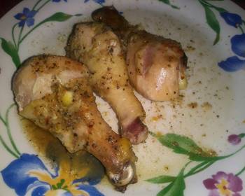 Easy Making Recipe Baked Garlic Chicken Legs Delicious Nutritious