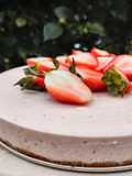 Cheesecake de frutillas sin horno 🍓