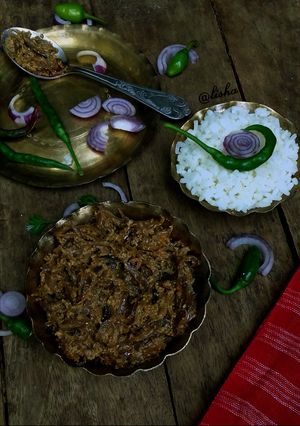 পেঁয়াজ পোস্ত(pyaj posto recipe in Bengali) রেসিপির প্রধান ছবি