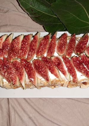 Una foto de Brazo de gitano con higos🍰