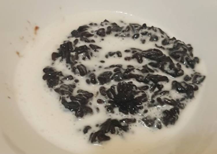 Cara Membuat Bubur Ketan Hitam Burtantem Bunda Pasti Bisa