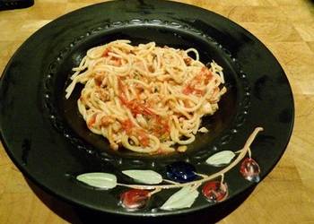 Fast Cooking Methods Pasta with garlic and clam wine sauce Delicious Perfect