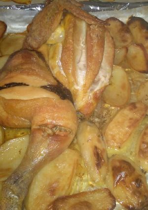 Foto di Pollo con patate novelle al forno 😆