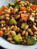 Soy Bean Salad with Crispy Chilli Oil