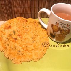 A picture of Besan Pooda/ Besan Cheela.