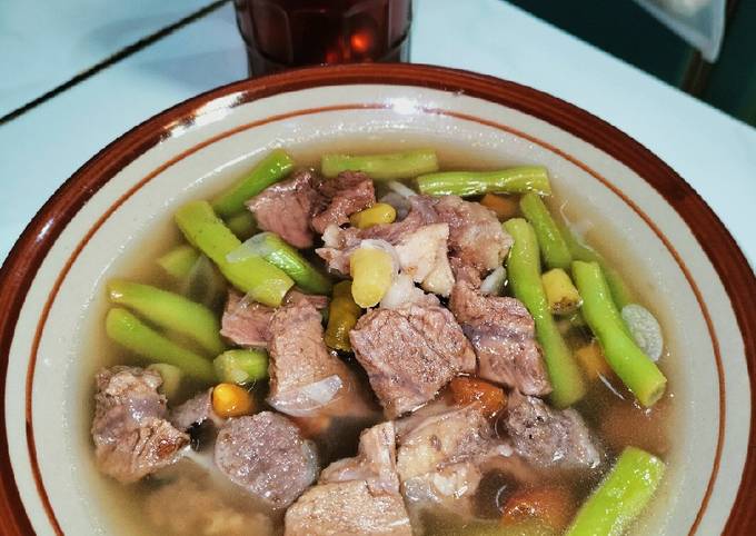 Bagaimana cara buat Asem asem daging sapi dijamin gurih