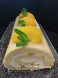 Brazo de gitano de melocotón