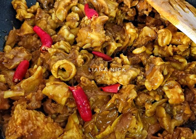 Resipi Daging Esofagus Cincang Goreng Kunyit Oleh Liana Nick Cookpad
