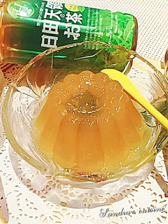 寒天梅子綠茶凍【日田天領水】八女茶 的食譜成品照片