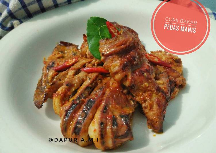 Cumi Bakar Pedas Manis