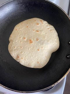 A picture of Sweet potato flat bread#breakfastinspo.