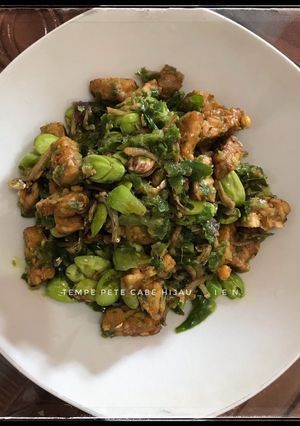 Foto resep Tempe pete cabe hijau