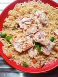 Indomie da scrambled egg