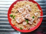 Indomie da scrambled egg