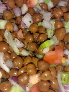A picture of Chana chat.