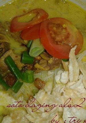 Foto resep Soto Santan Daging Sapi ala2