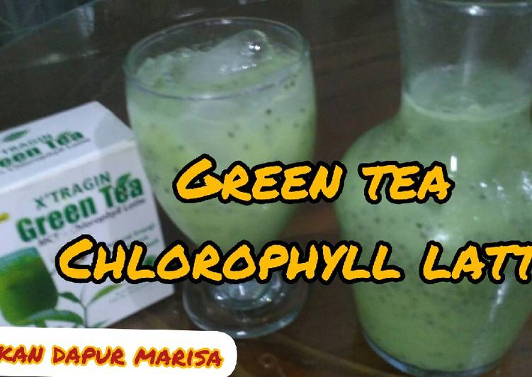 Resep GREEN TEA CHLOROPHYLL LATTE