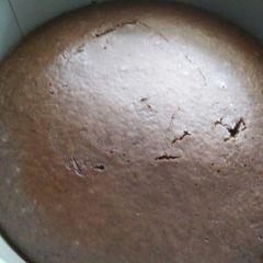 Sponge chocolate eggless cake A picture of Sponge chocolate eggless cake.