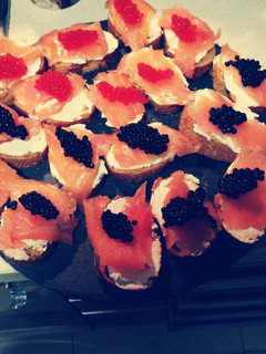 Una foto de Canapés de salmón
