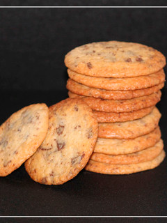 Una foto de Galletas sin gluten con chispas de chocolate