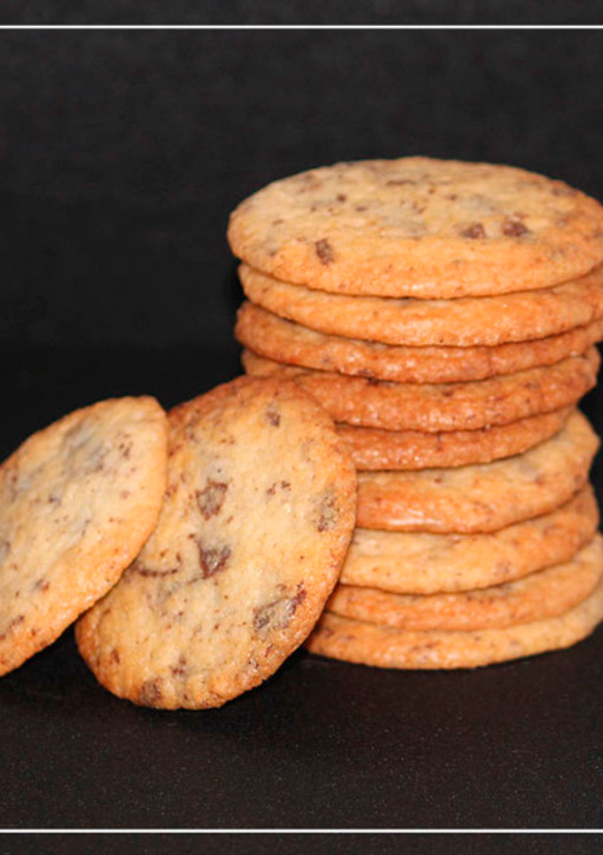 Una foto de Galletas sin gluten con chispas de chocolate