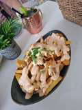Patatas Bravas con Salsa Juanita