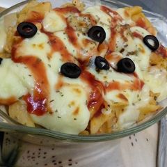 A picture of Tomato creamy cheese pasta 🍝.