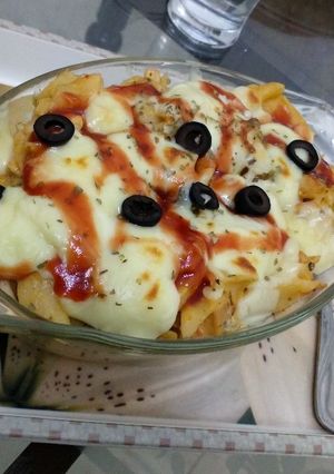 A picture of Tomato creamy cheese pasta 🍝.