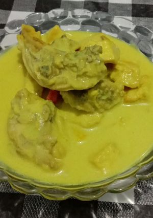 Foto resep Gulai kuning ayam tahu