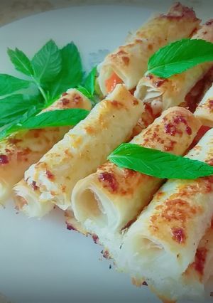 صورة لوصفة سبرنج رول الدجاج
