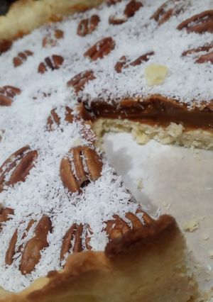 Una foto de Tarta de dulce de leche