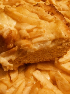 Una foto de Tarta arenosa con bastoncitos de manzana