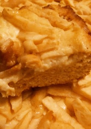 Una foto de Tarta arenosa con bastoncitos de manzana