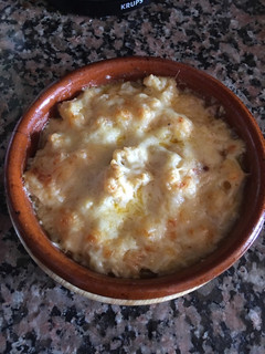 Una foto de Coliflor gratinada