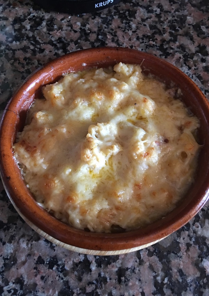 Una foto de Coliflor gratinada