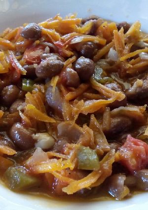 A picture of Bean's curry#authorsmarathon.