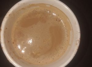 Una foto de Café proteico