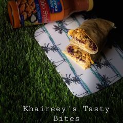 A picture of Buffalo chicken wrap.